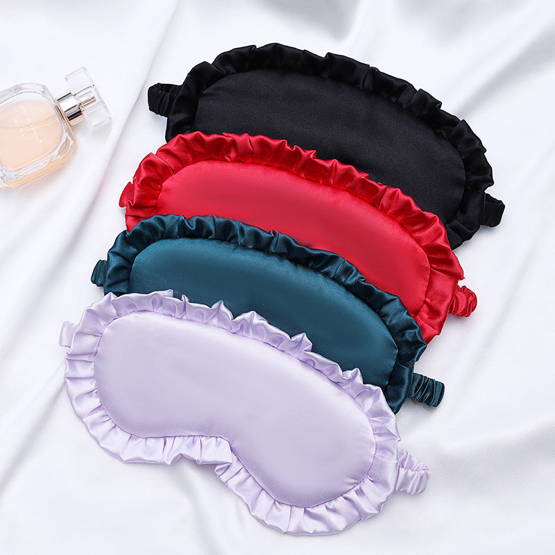 Lace Artificial Silk Eye Mask Sleep Elastic Band Shading