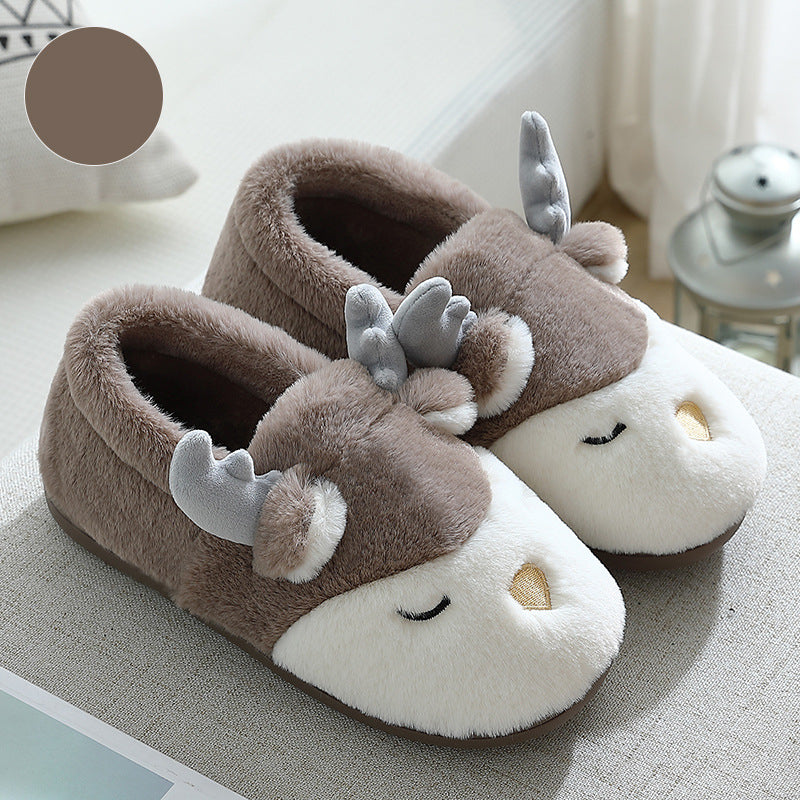 Plush Animal Home Slippers