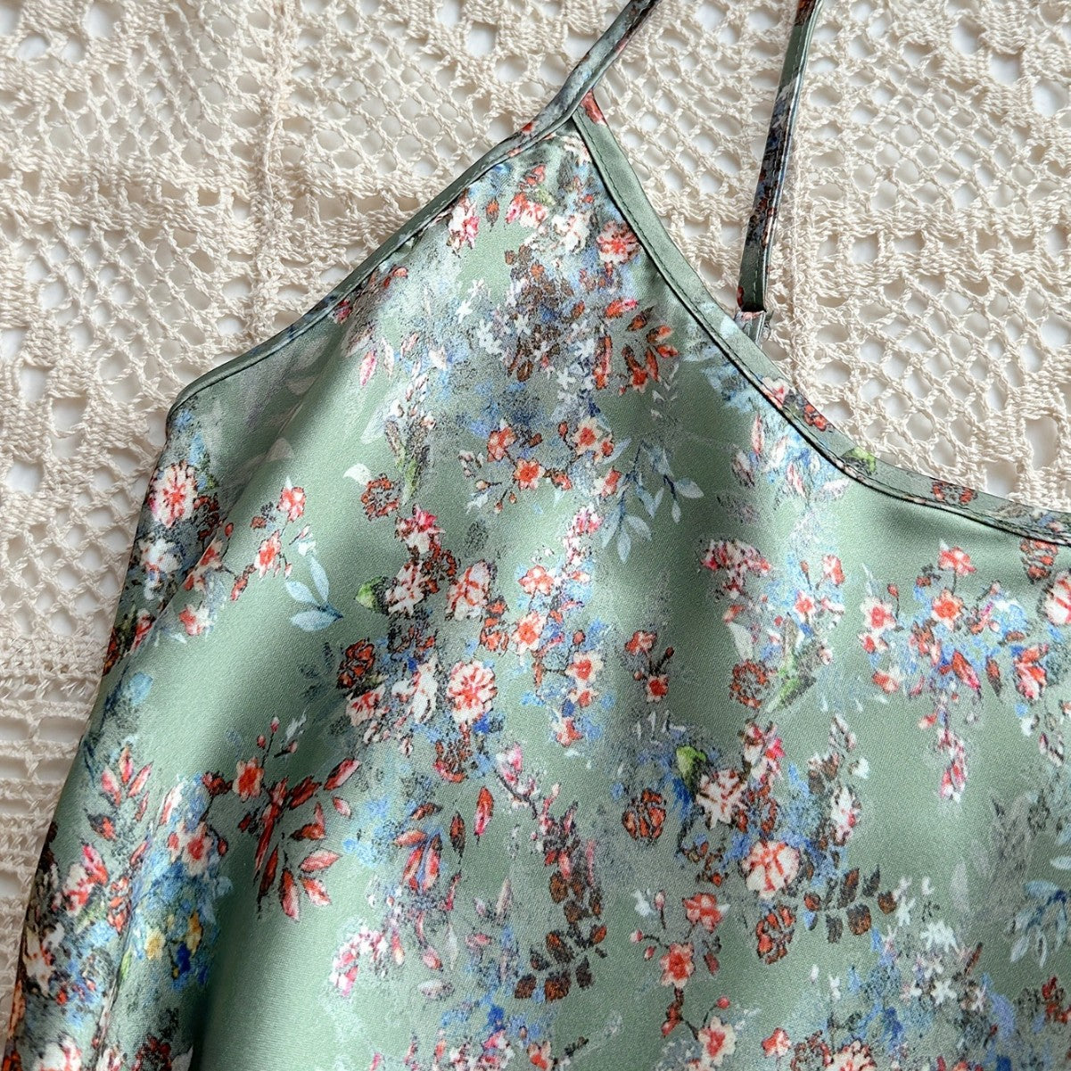 Womens Pajama Loungewear Cami Dress Set