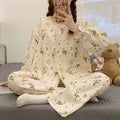 Floral Viscose Pajama Set