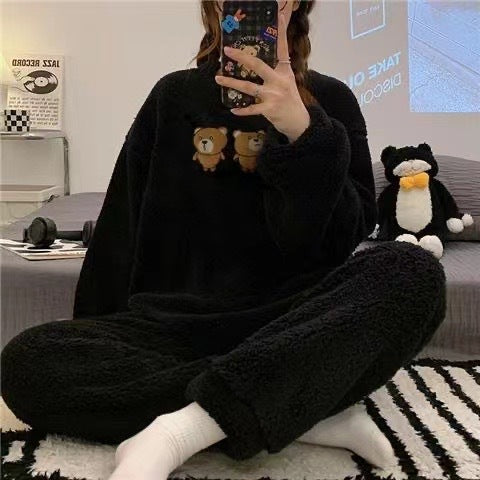 Fleece Coral Fleece Women's Pajama Set