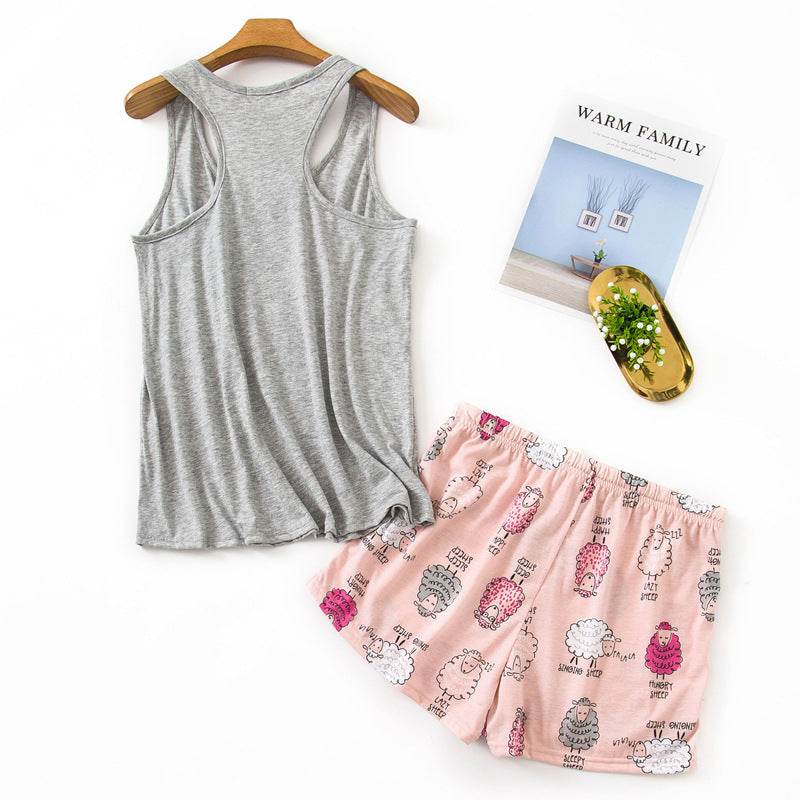 Graphic Pajama Set