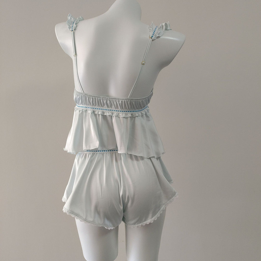 Silk Backless Camisole Nightgown