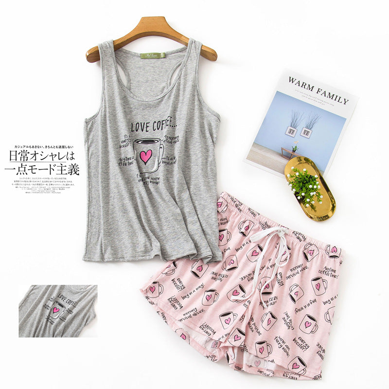 Graphic Pajama Set