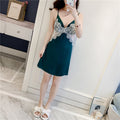 Nightdress women's spring lace sling pajamas