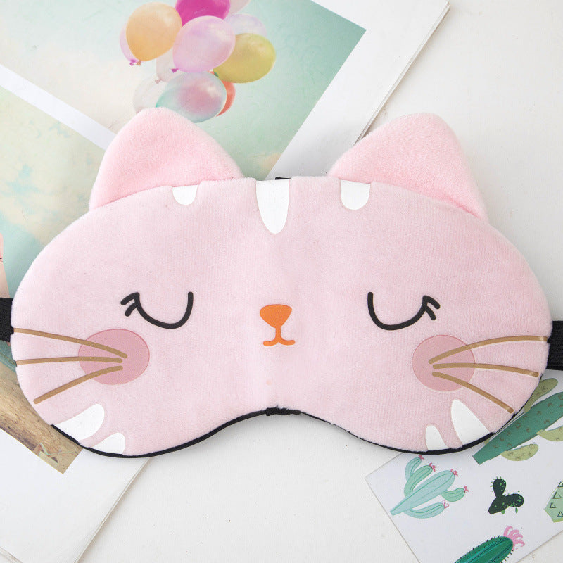 Cartoon Cute Plush Blackout Sleep Eye Mask