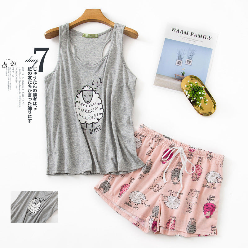 Graphic Pajama Set