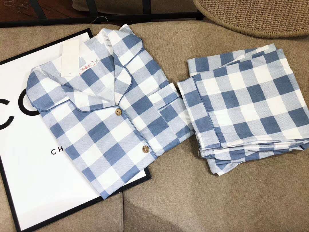 Short-Sleeved Trousers Cardigan Pajamas