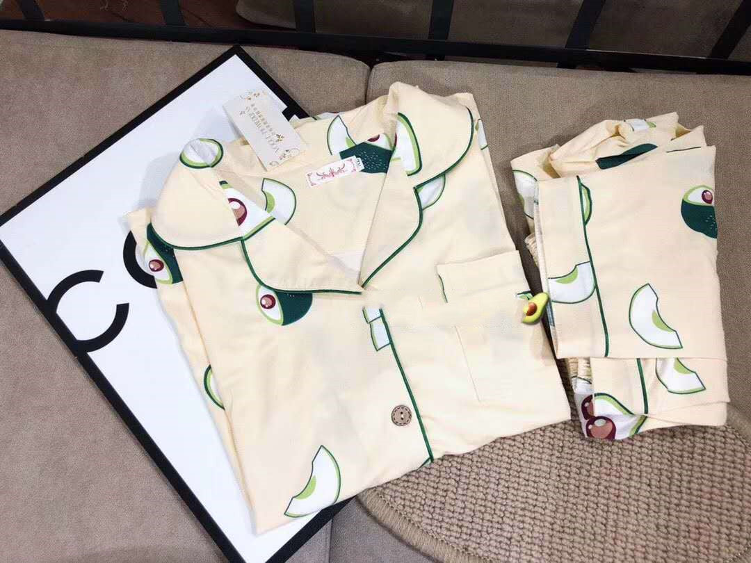 Short-Sleeved Trousers Cardigan Pajamas