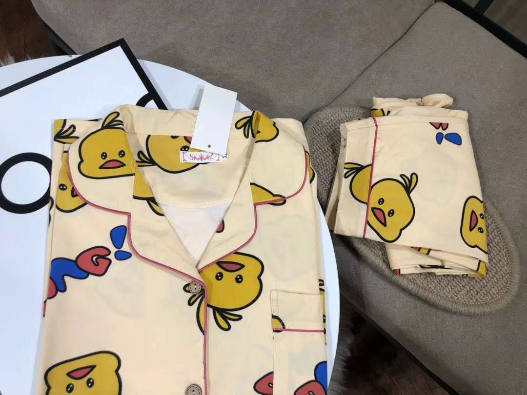 Short-Sleeved Trousers Cardigan Pajamas
