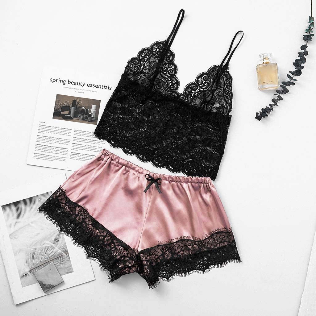 Midnight Charm Sexy Lace Lingerie