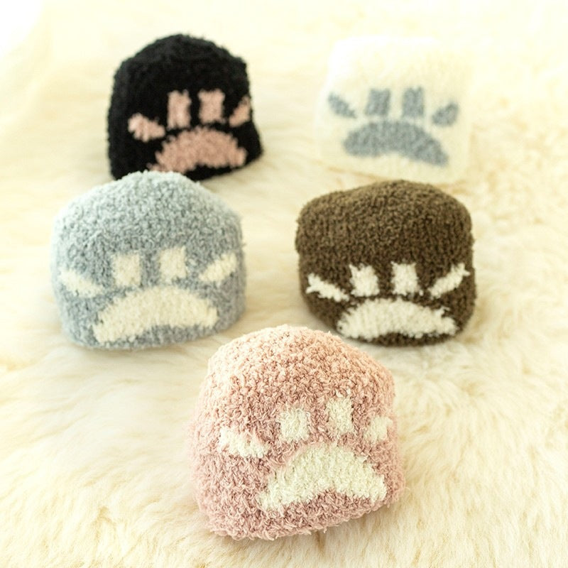 Coral Fleece Plus Velvet Floor Sleep Socks