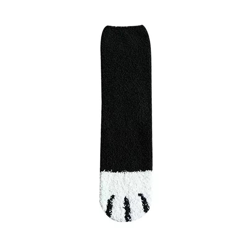 Coral Fleece Plus Velvet Floor Sleep Socks