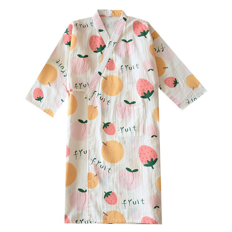 Women's Japanese Style Kimono Nightgown