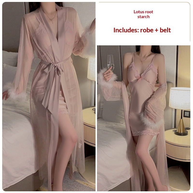 Satin Camisole Night Slip Dress