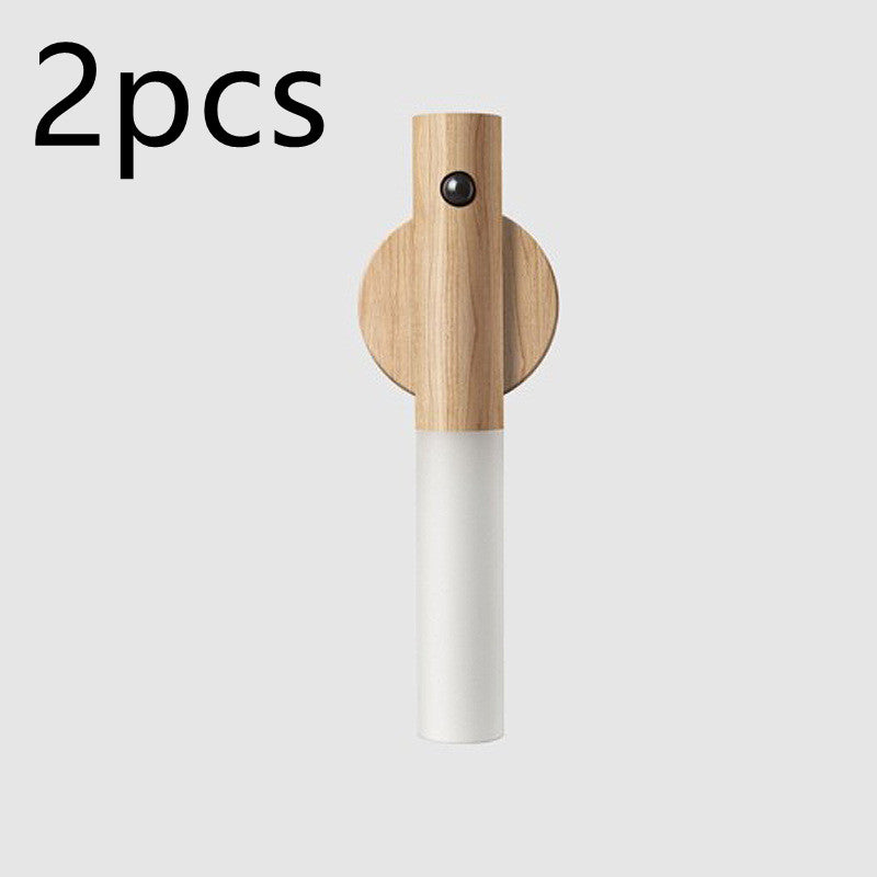 Wireless Auto LED USB Magnetic Wood Motion Sensor Light