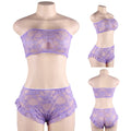 Multicolor Lace See-Through Panties Set