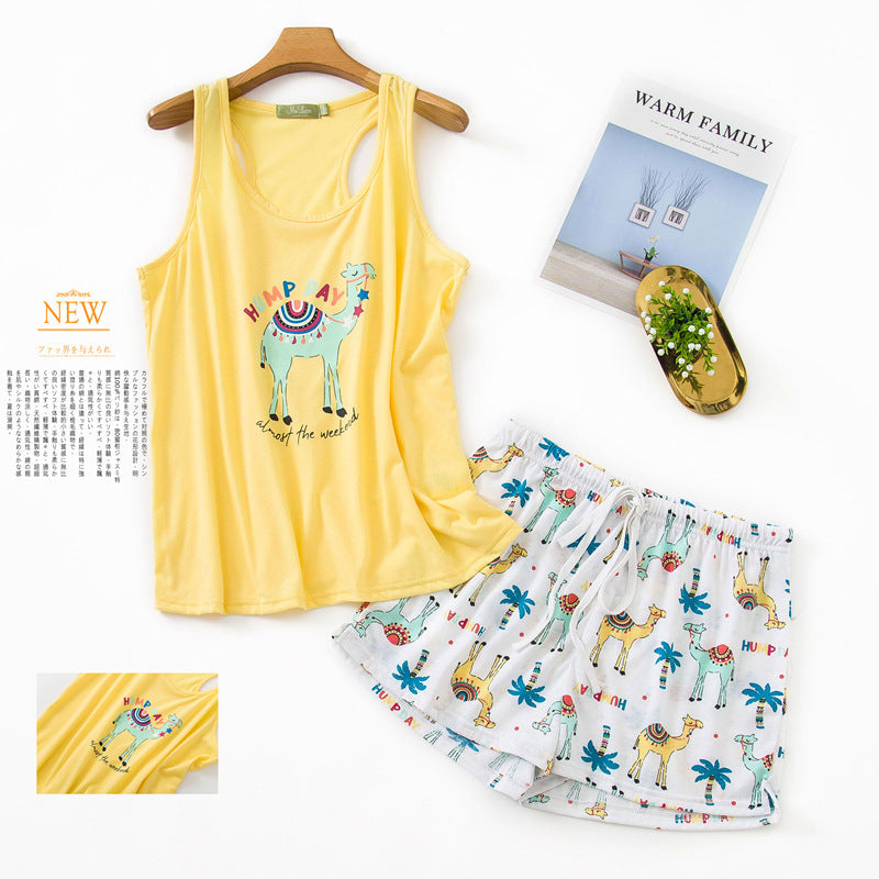 Graphic Pajama Set