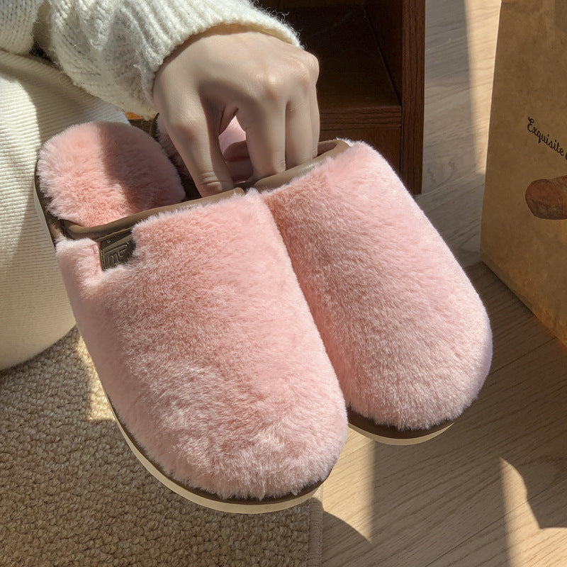 Plush Warm Non-slip Slippers