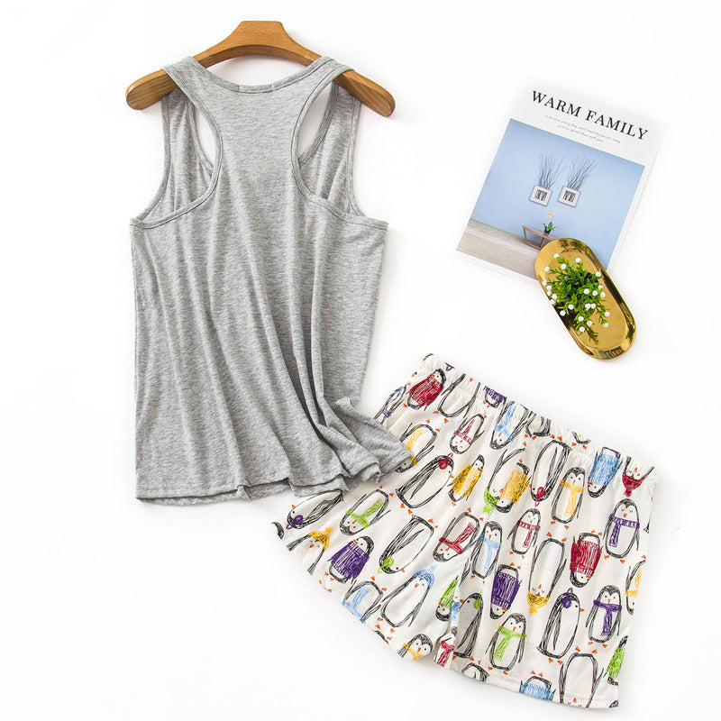 Graphic Pajama Set