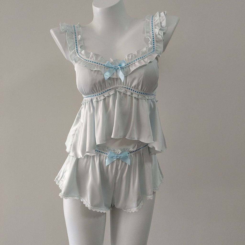 Silk Backless Camisole Nightgown