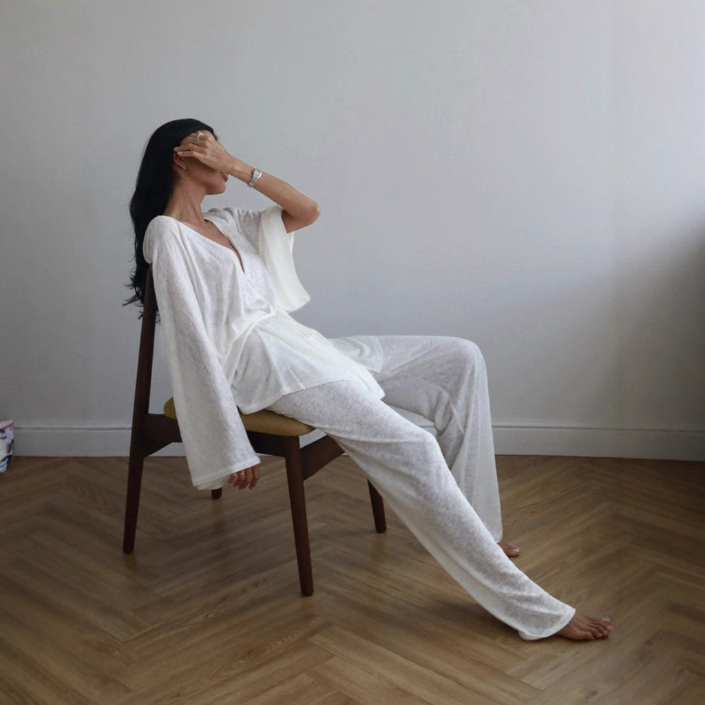 Laid-back Style Modal Pajama Set For Women
