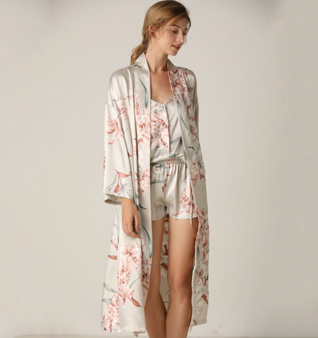 Soft Colours Floral Pajama Set