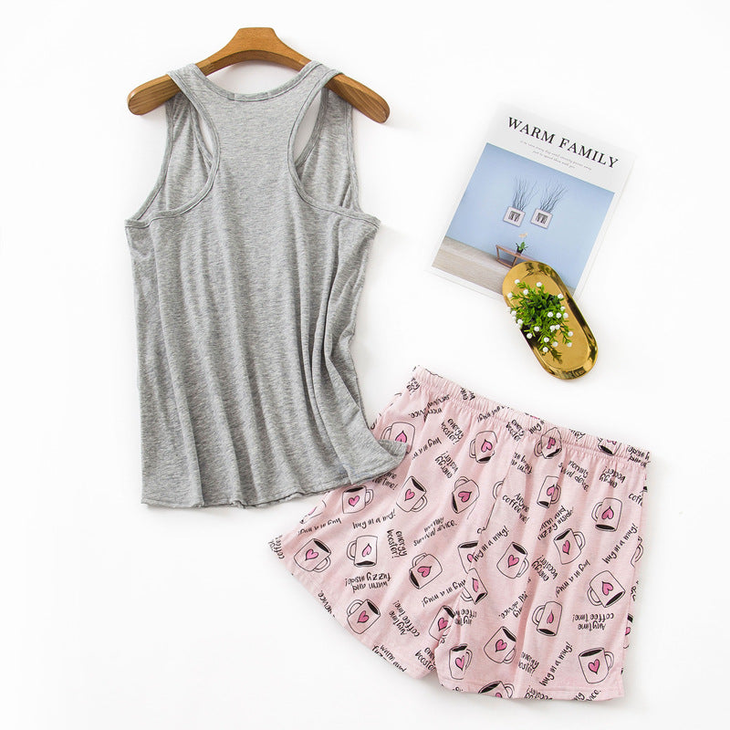 Graphic Pajama Set
