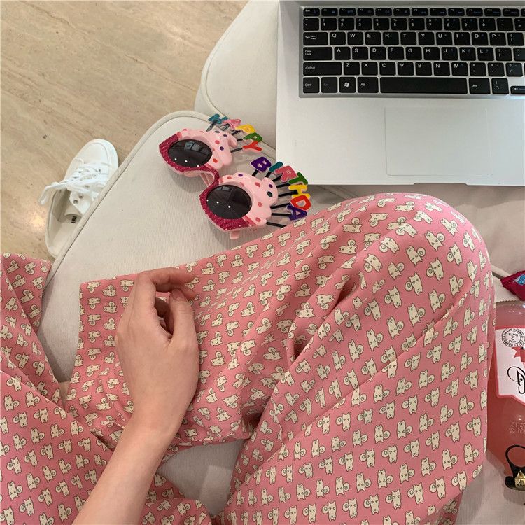 Cute Loose Printed Cartoon Pajama