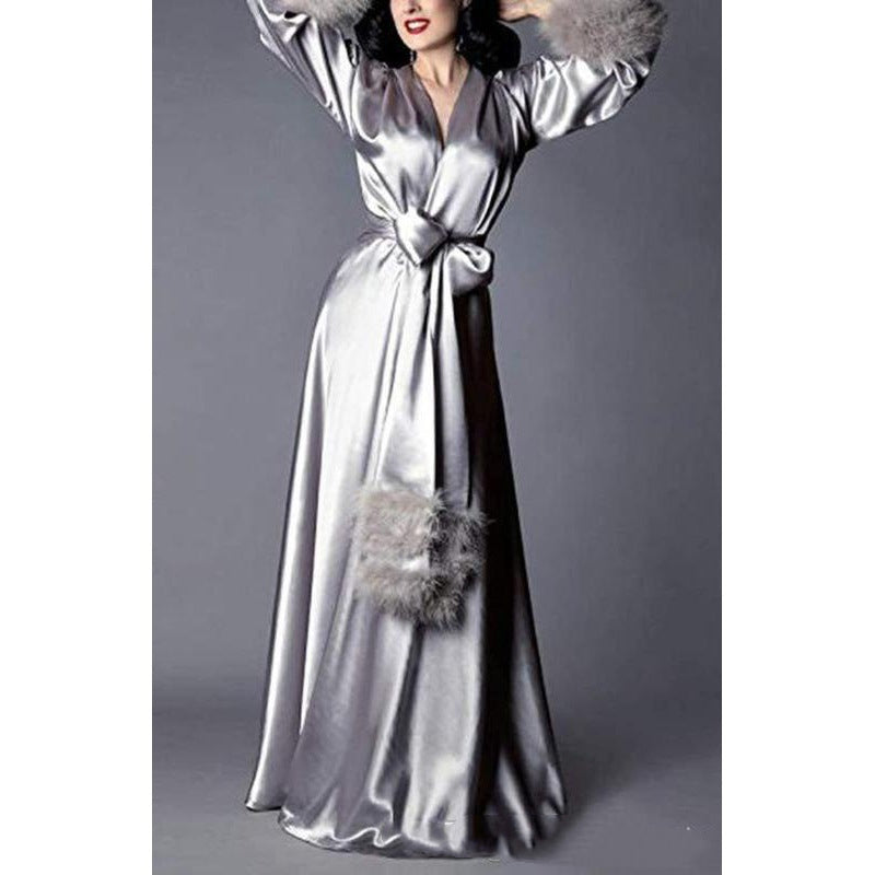 Elegant Pajama Dress Cloak