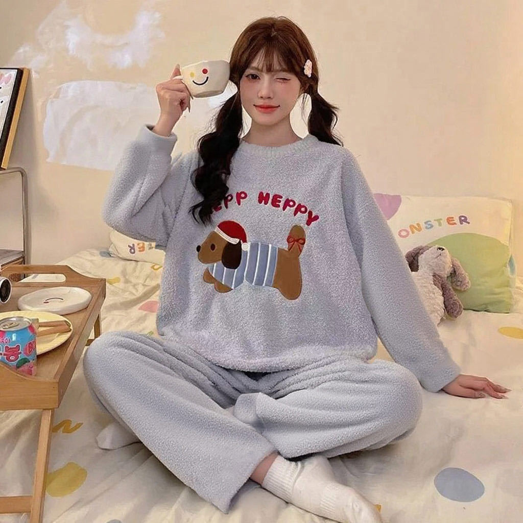 Fleece Coral Fleece Women's Pajama Set