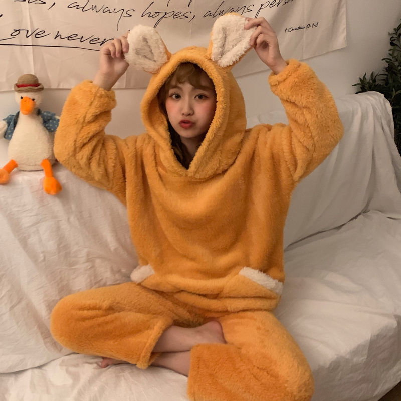 Flannel Coral Fleece Pajamas