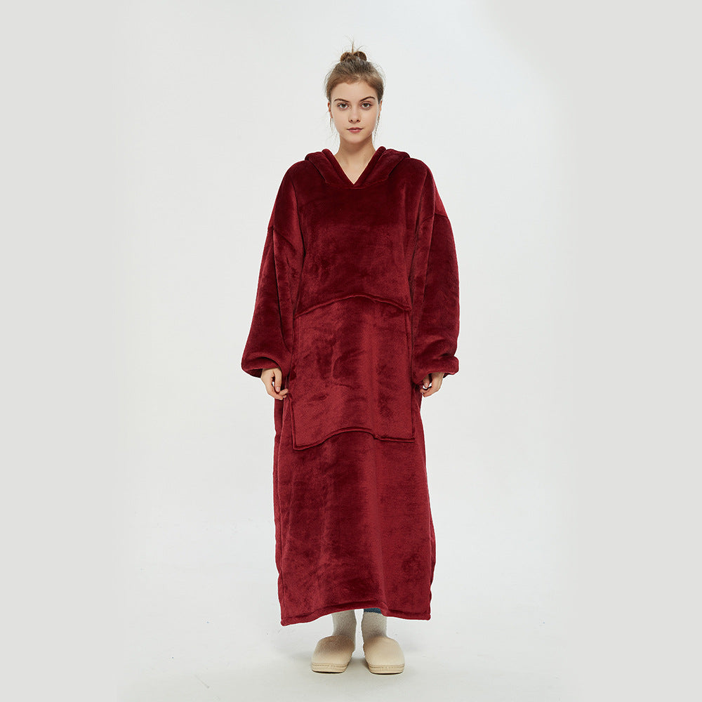 Women's Hooded Blanket Robe