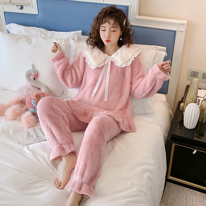 Fleece Thick Plush Pajamas