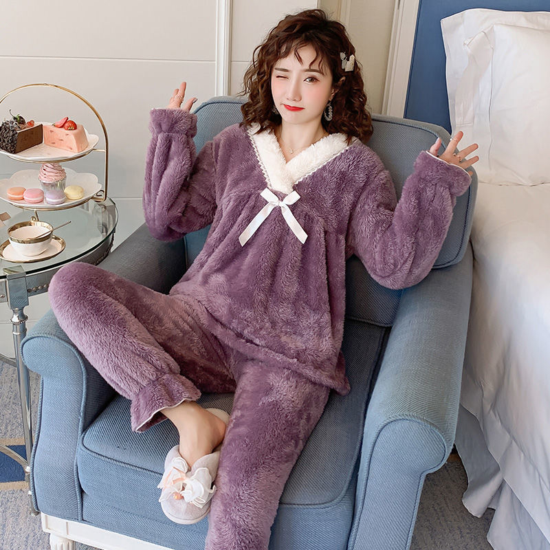 Fleece Thick Plush Pajamas