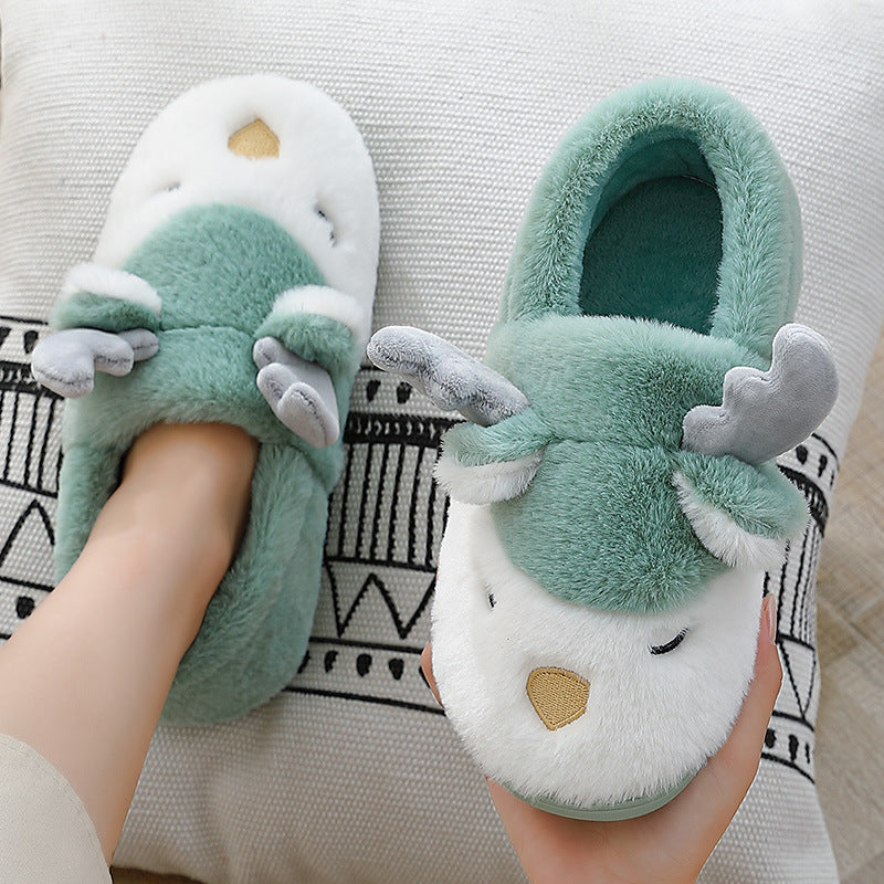 Plush Animal Home Slippers
