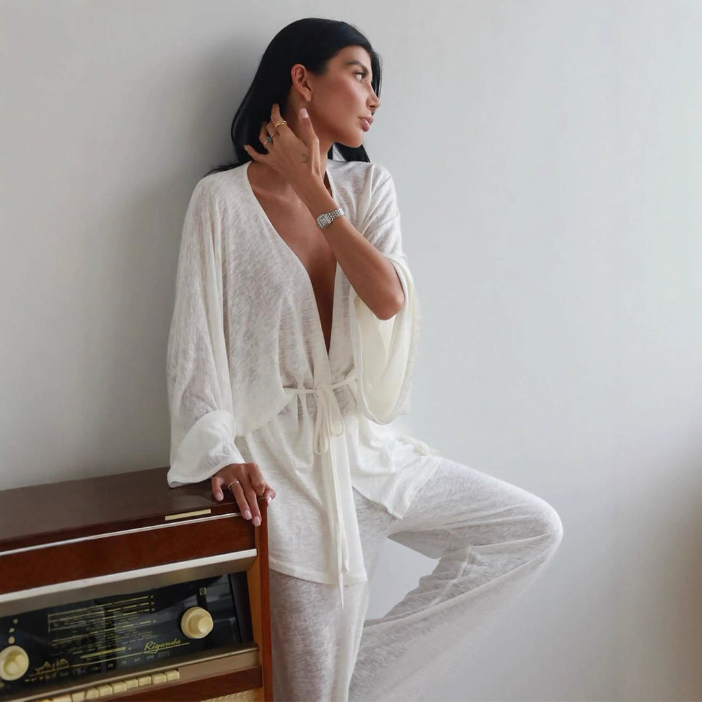 Laid-back Style Modal Pajama Set For Women