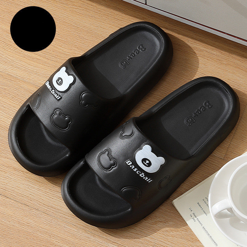 Thick-soled Non-slip Cute Cartoon Bear Shoes