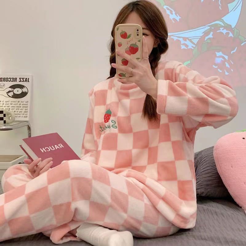 Fleece Coral Fleece Women's Pajama Set