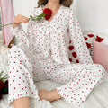 Sweet Heart-Print Pajama Set