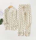 Cotton Satin Mix Bottom Polka Dot Pajamas