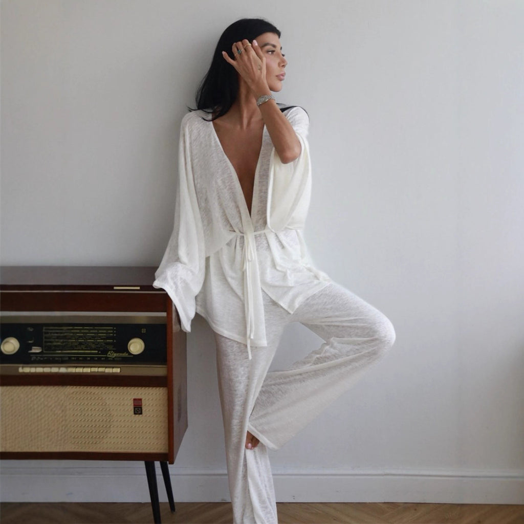 Laid-back Style Modal Pajama Set For Women