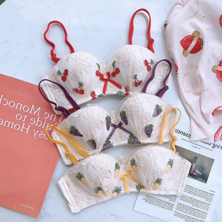 Japanese Cute Fruit Bra and Panties
