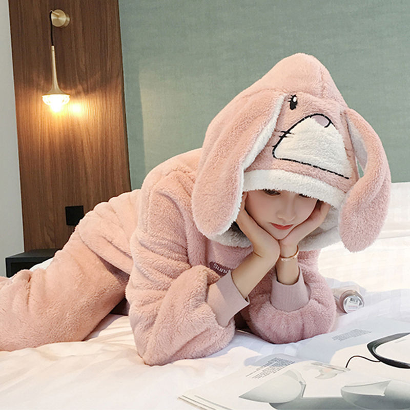 Flannel Coral Fleece Pajamas