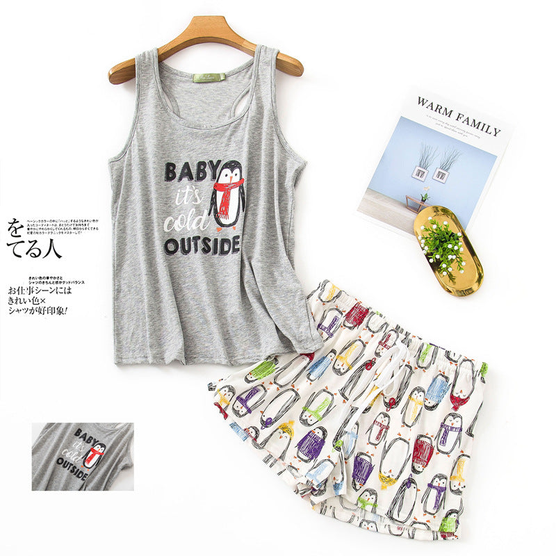 Graphic Pajama Set