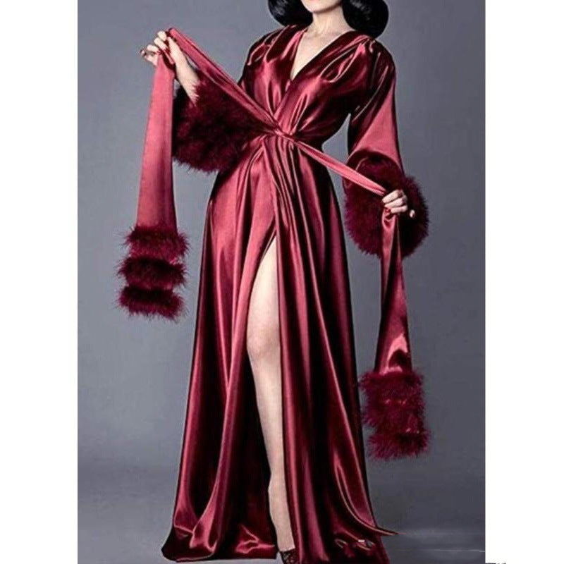 Elegant Pajama Dress Cloak