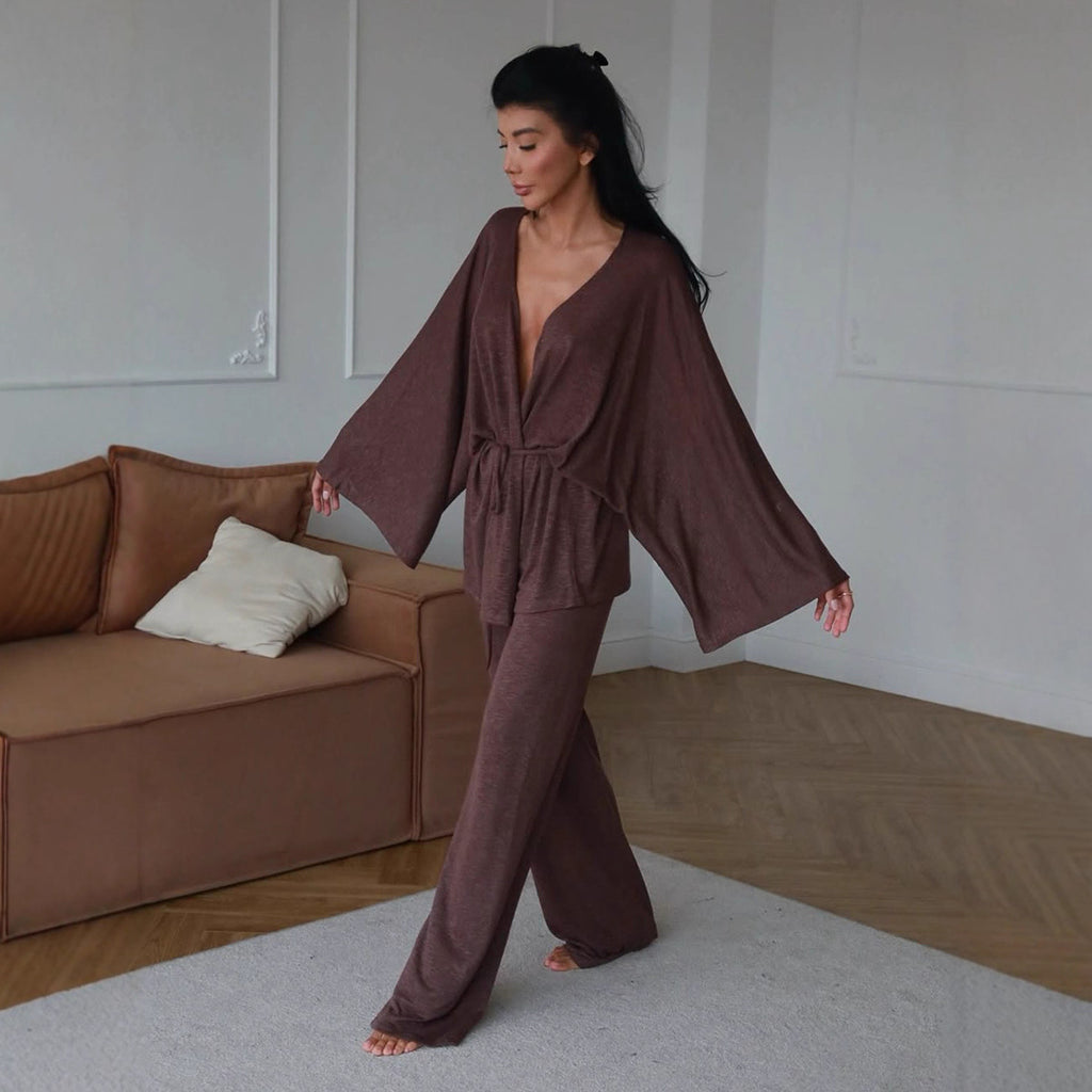 Laid-back Style Modal Pajama Set For Women