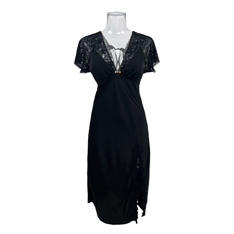 Sexy Ice Silk Nightdress