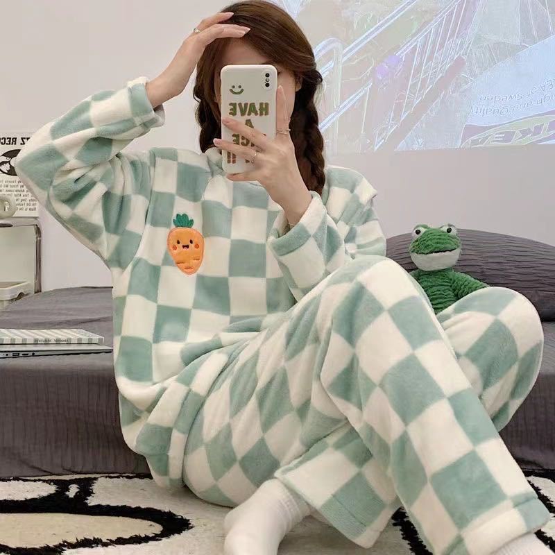 Fleece Coral Fleece Women's Pajama Set