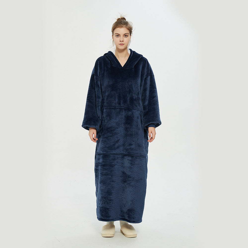 Women's Hooded Blanket Robe